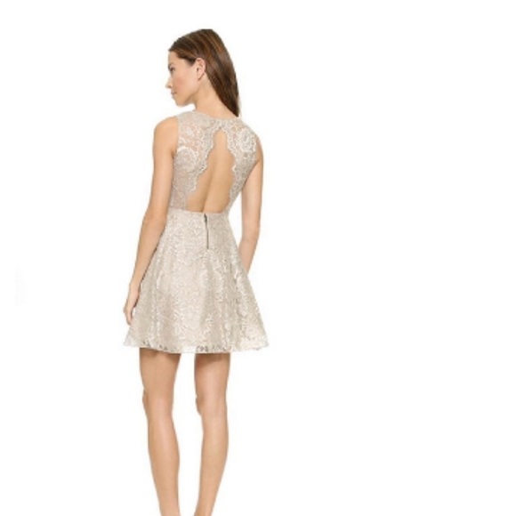 Alice + Olivia Lace Open Back Dress - Picture 2 of 16